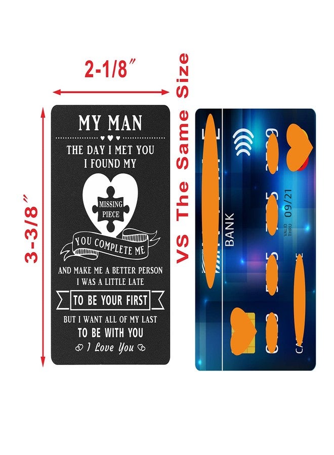 TANWIH Men's To My Man Wallet Insert Card - Image 2