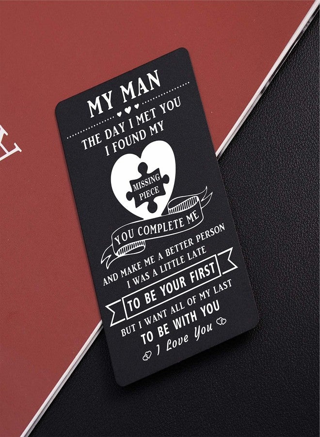TANWIH Men's To My Man Wallet Insert Card - Image 3