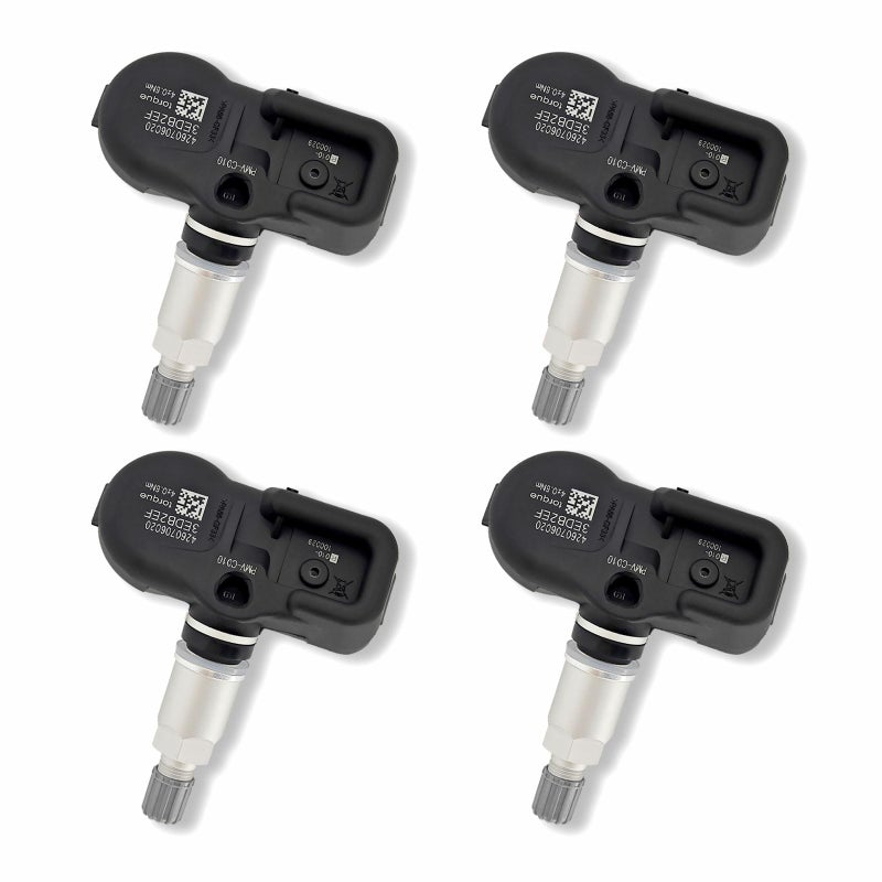 POHILA TPMS Sensor PMVC010 Fit for Toyota Camry RAV4 Corolla Highlander Prius Avalon for Lexus Scion Subaru 4PCS Tire Pressure Monitoring Sensor Replaces 4260706020 315MHZ