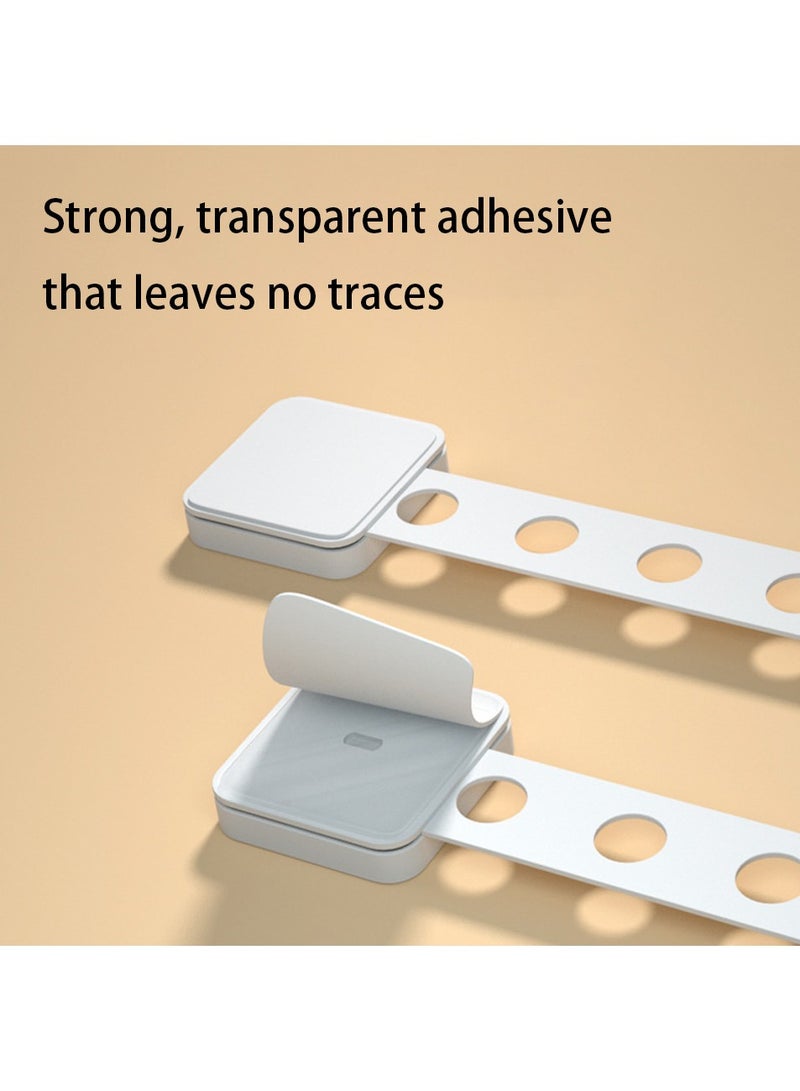 4 Pack Baby Proofing Cabinet Latches for Drawers, Multi-Use Adhesive Straps Locks, Fridge, Dishwasher, Toilet Seat, Cupboard, Oven, Trash Can, No Drilling Required. - Image 4