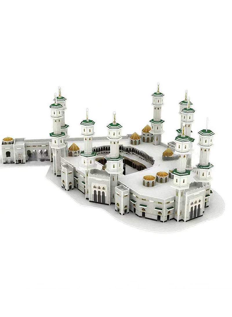 214 PCS Muslim building blocks Mecca Holy Mosque building set | Forbidden Mosque model | Mecca Islamic children's and adult toys | Kaaba building blocks puzzle game | DIY mosque building set | Ramadan Eid gift - Image 3