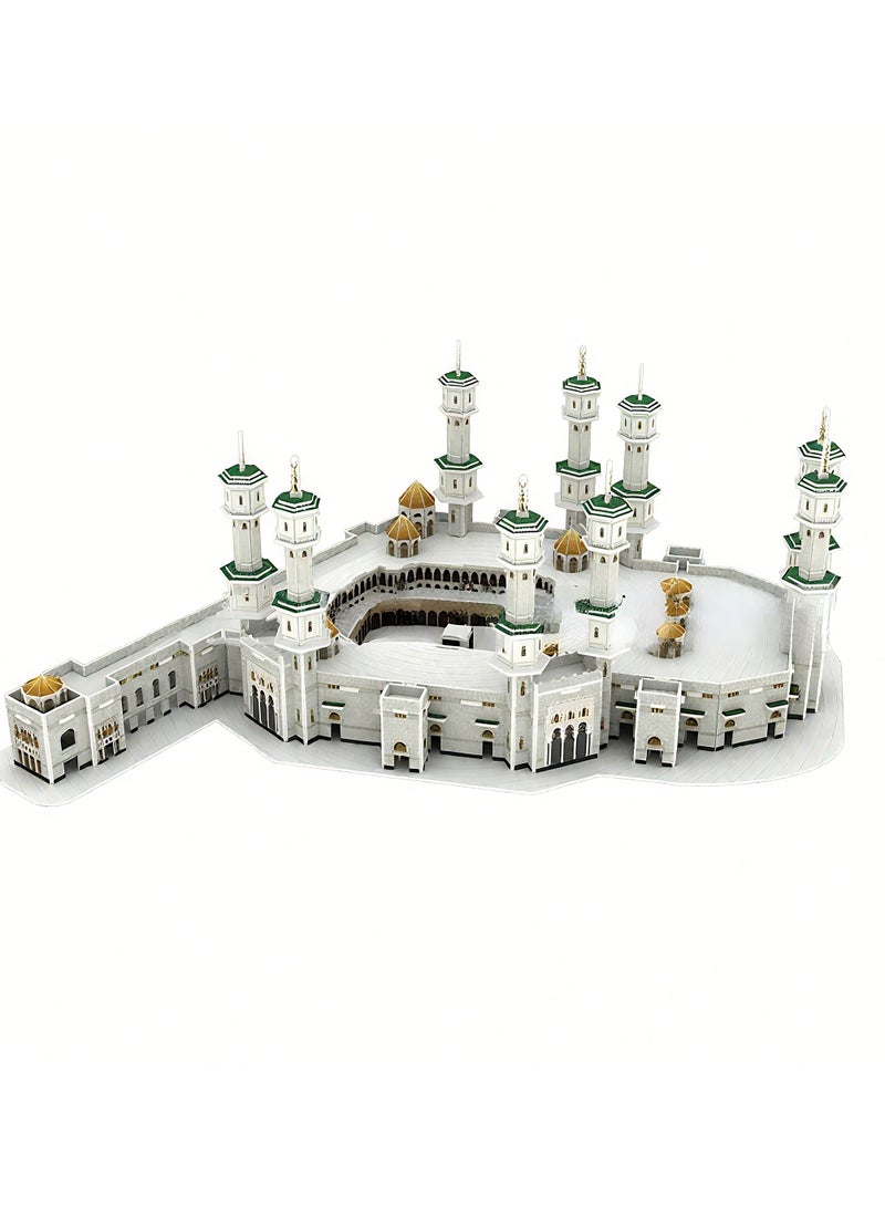 214 PCS Muslim building blocks Mecca Holy Mosque building set | Forbidden Mosque model | Mecca Islamic children's and adult toys | Kaaba building blocks puzzle game | DIY mosque building set | Ramadan Eid gift - Image 4