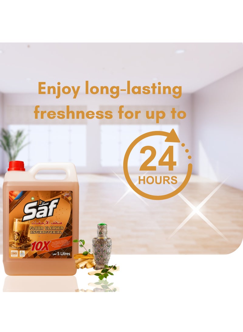 اس اي اف ساف منظف الارضيات برائحة العود 5 لتر | نضارة فعالة وطويلة الأمد | عمل تنظيف قوي - Image 2