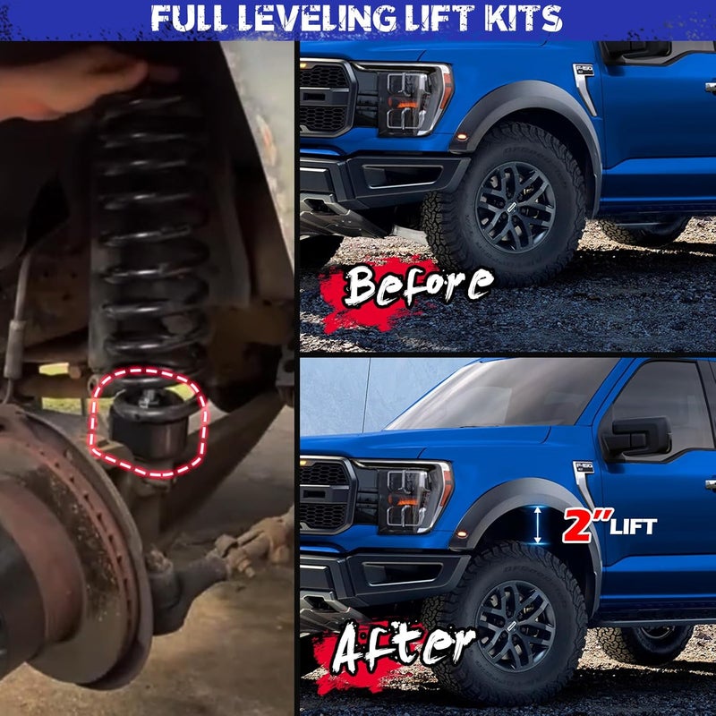 KSP PERFORMANCE KSP 2" Lift Kit for F250 F350 1999-2024 - Front Lift Spacer with 3/4" Stud Extenders - Image 5