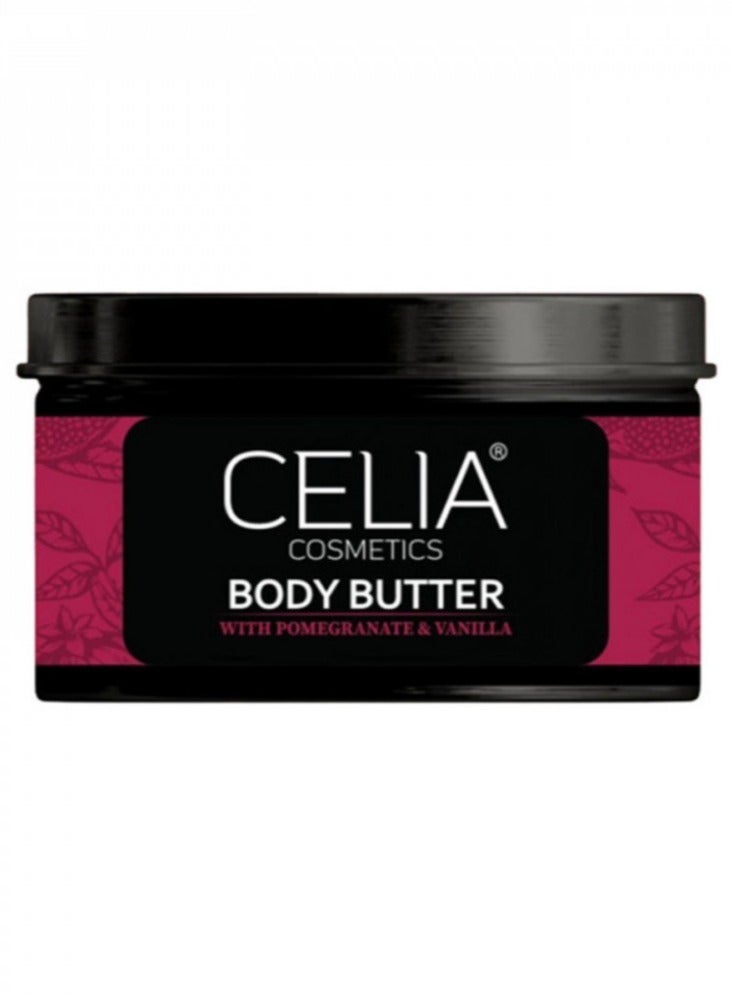 CELIA COSMETICS Celia Pomegranate and Vanilla Body Butter 300g - Image 4