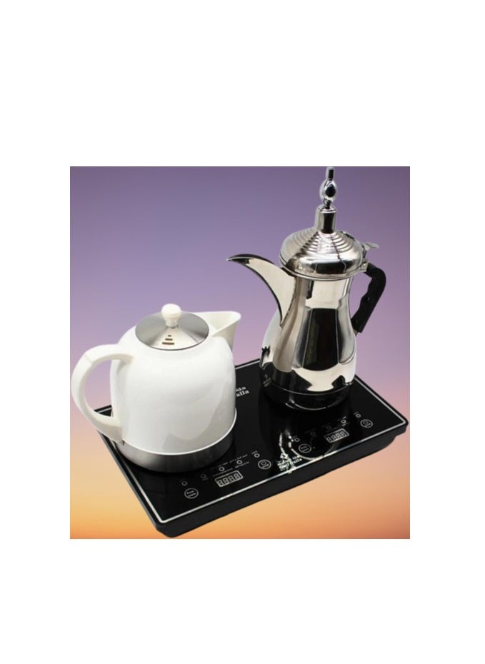 Gulf Dalla Coffee and Tea Maker with 1 Liter Capacities, 1000 Watts, 2-in-1 Karak and Coffee Functions  - Image 3
