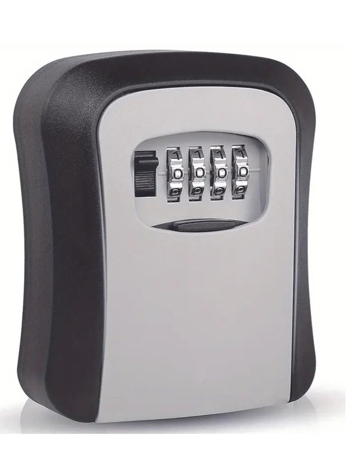Real - A Small Storage Box Fixed to the Wall with Secret Numbers, a Small Safe for Keys and Personal Supplies, for the Garage, Home and Office, Made of Durable PVC - Image 1