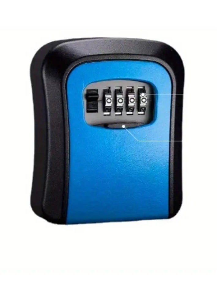 Real - A Small Storage Box Fixed to the Wall with Secret Numbers, a Small Safe for Keys and Personal Supplies, for the Garage, Home and Office, Made of Durable PVC - Image 1