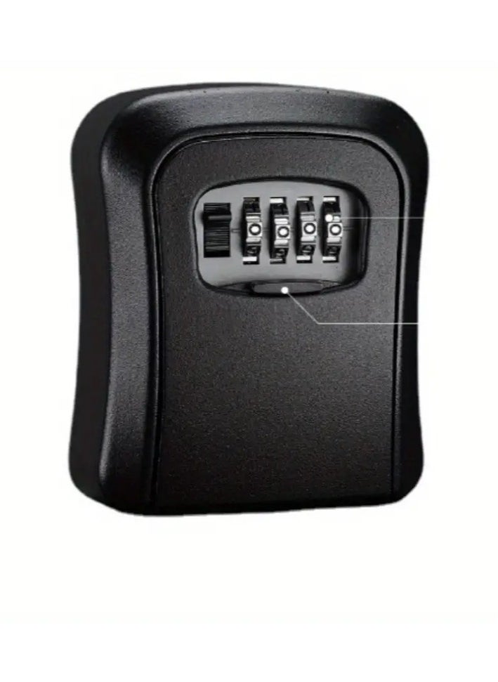 Real - A Small Storage Box Fixed to the Wall with Secret Numbers, a Small Safe for Keys and Personal Supplies, for the Garage, Home and Office, Made of Durable PVC - Image 1