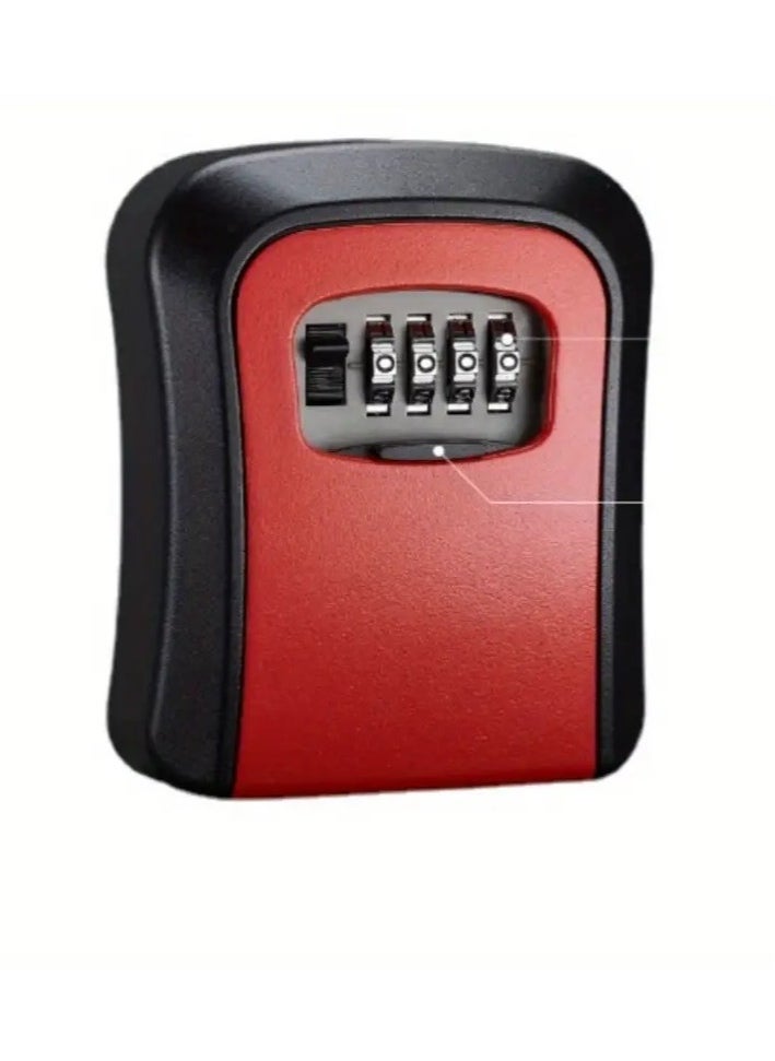 Real - A Small Storage Box Fixed to the Wall with Secret Numbers, a Small Safe for Keys and Personal Supplies, for the Garage, Home and Office, Made of Durable PVC - Image 1