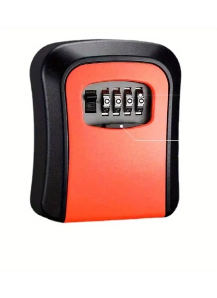 Real - A Small Storage Box Fixed to the Wall with Secret Numbers, a Small Safe for Keys and Personal Supplies, for the Garage, Home and Office, Made of Durable PVC - Image 1