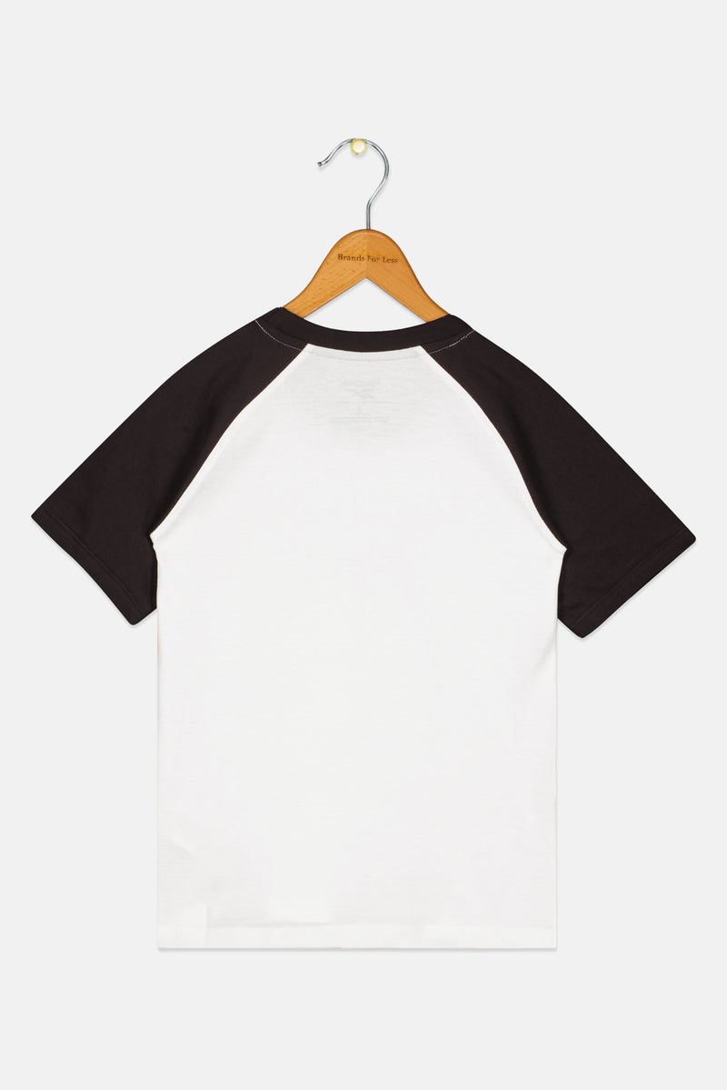 Reebok Toddlers Boy Crew Neck Short Sleeve Outdoor T-Shirt, White - Image 2