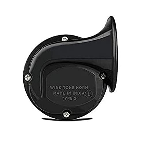 Ramanta Windtone Horn for Universal for Bike (Set of 2, Black) - Image 3