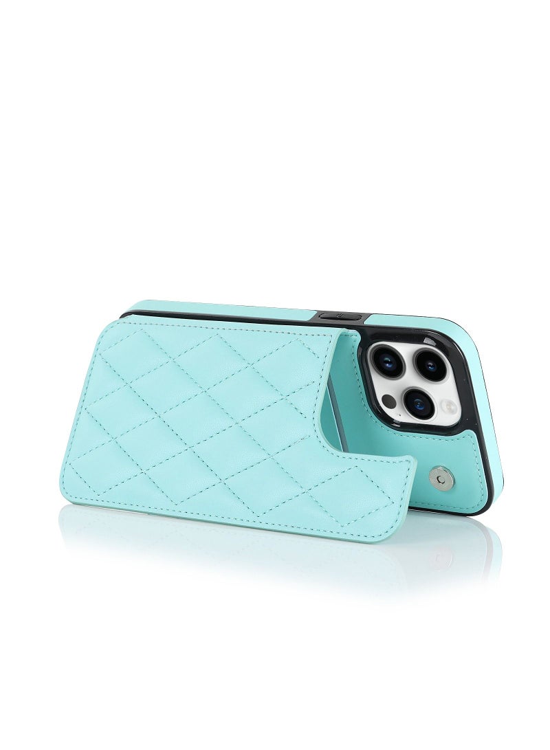 Suteni Back Cover Leather Card Slots Magnetic Back Phone Case for iPhone - Image 4