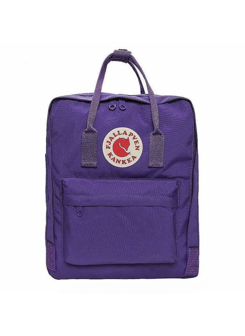Fjallraven Kanken Classic Casual Backpack Back to School Bag 16 Inches - Dark purple  - Image 1