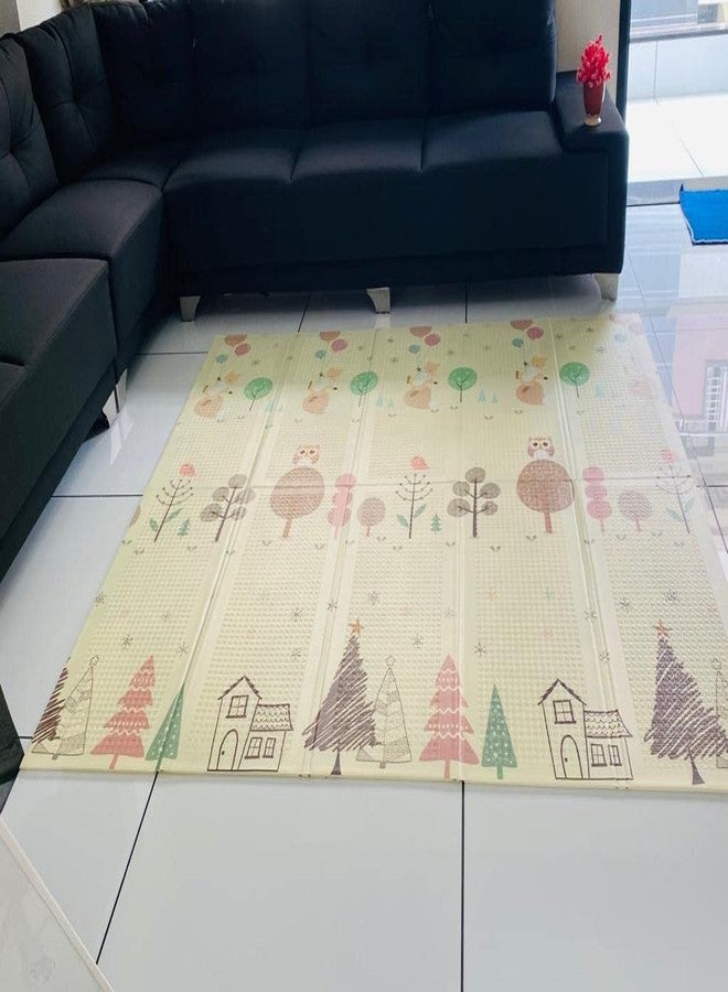 RGKJAS Printed Design Baby Playmat Folding Extra Large Track Design Waterproof Portable Double Sided Non-Slip Reversible Kids Baby Toddler Outdoor Indoor Picnic/Beach/Travel Use Mat Cover For Baby 6x6.5 Fut - Image 3