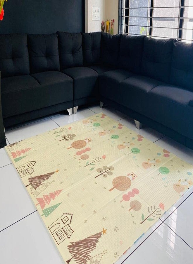 RGKJAS Printed Design Baby Playmat Folding Extra Large Track Design Waterproof Portable Double Sided Non-Slip Reversible Kids Baby Toddler Outdoor Indoor Picnic/Beach/Travel Use Mat Cover For Baby 6x6.5 Fut - Image 5
