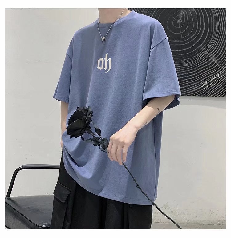 Shoulder Half Sleeve T-Shirt Men'S Base Shirt Summer 2023 New Half Sleeve T-Shirt Loose All-Match Top - Image 5