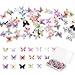 QUPIVA 90Pcs Mini Resin Butterflies Miniature Little Butterfy Decoration Tiny Butterflies for DIY Crafts Mini Resin Animals Figurines for Fairy Garden Micro Landscaping Decor - Image 2