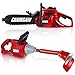 Arrowbash 2 Pcs Toy Gardening Tool Set for Kids Toy Chainsaw Weed Trimmer Battery Powered Gardening Tool Set with Lights and Sounds Christmas Birthday Gift for Boys Girls - Image 2