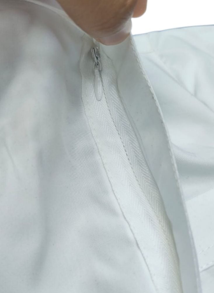 بريميم ثوب أبيض كلاسيكي للأولاد - جبّة كندورة إسلامية تقليدية طويلة للأطفال لعيد الفطر ورمضان - Image 4