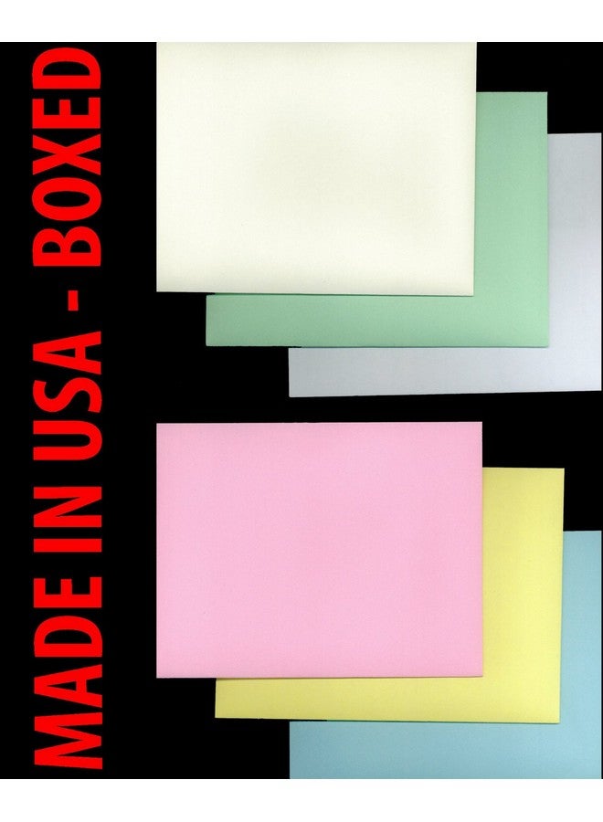 CNC INC 500 Pack White A7 5 1/4 X 7 1/4 Fits 5X7 Annoucement Style Square Flap Envelopes - Image 3