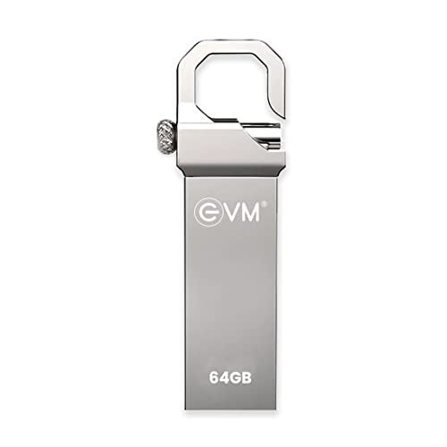 EVM EnStore 64GB USB 2.0 Durable Metal Flash Drive | Dependable 15MB/s Read|Rugged Metal Body | Seamless Plug & Play | Laptop Desktop Car Stereo Set-Top Box | 10 Years Warranty (EVMPD/64GB) - Image 1