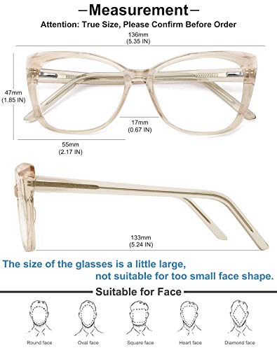 MEETSUN Blue Light Blocking Glasses for Women Anti Eyestrain Filter Blue Ray Computer Game Glasse&UV/Reduce Glare Lens (Brown Frame) - Image 5