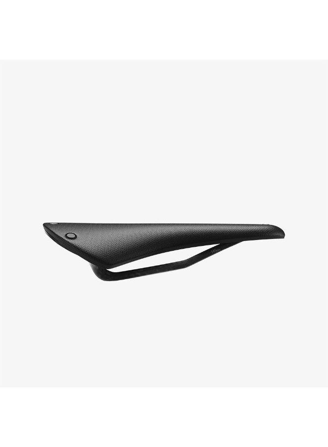 Brooks England C13 Cambium Racing Bike Saddle, 158 mm Vulcanised Rubber Top with Carbon Rails, Black - Image 1
