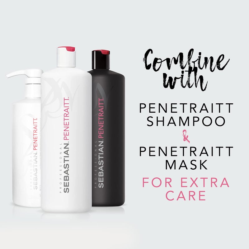 Sebastian Professional Penetraitt Conditioner | Strengthening & Repair with Deep Moisturizing | For Damaged & Colored Hair | 33.8 fl oz - Image 5