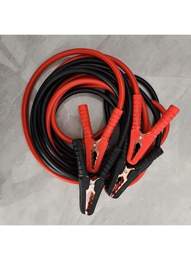 Heavy Duty 157.48 Inch Car Battery Jump Cable With Pure Copper Alligator Clips 4m Booster Wire For Cars Trucks SUV Emergency Starter - Image 1