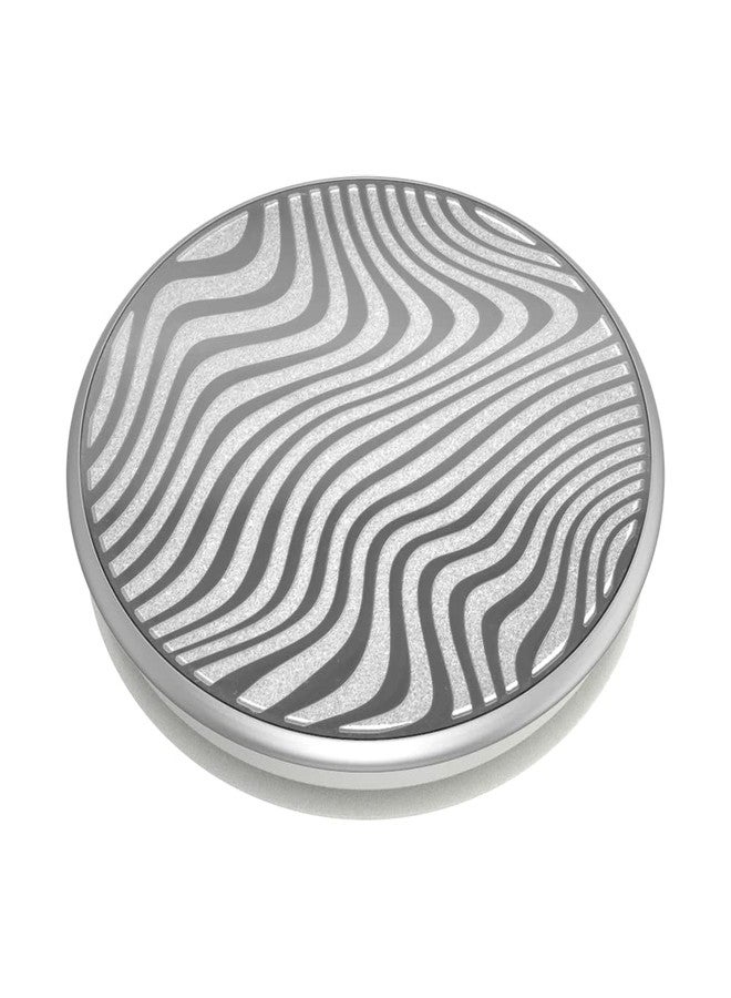 PopSockets Phone Grip with Expanding Kickstand and Swappable Top - Laser Cut Metal Terrain Wave - Image 4