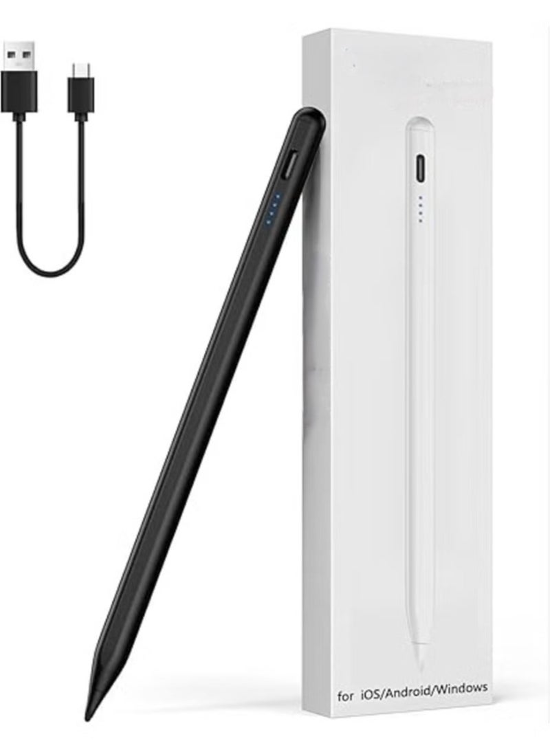 Stylus Pen for iPad Air (4th), Pen for iPad Pro 11 (1st&2nd&3rd) Generation, Compatible with iPad Pro 12.9 (3rd&4th&5th) generation - Black - Image 1