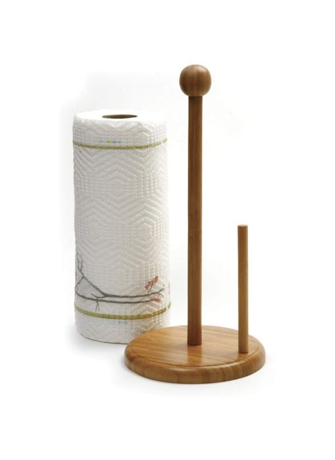 NIBEMINENT Paper Towel Holder Brown 14.25x6inch  - Image 2
