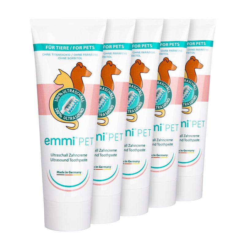 Emmi-pet Ultrasonic Toothpaste with Nano-Cleaning-Bubbles (New Extra Mild Formulation Suitable for All Pets) - Image 1