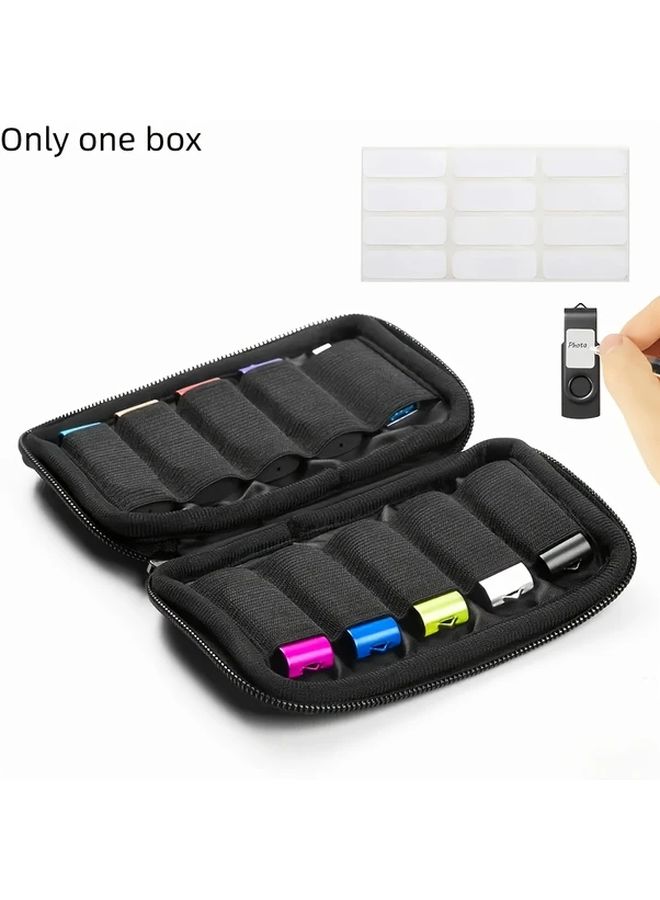 نظام منظم محرك USB معياري مصنوع من البوليستر السميك مع حاوية تتسع لـ 10 مواضع - Image 5
