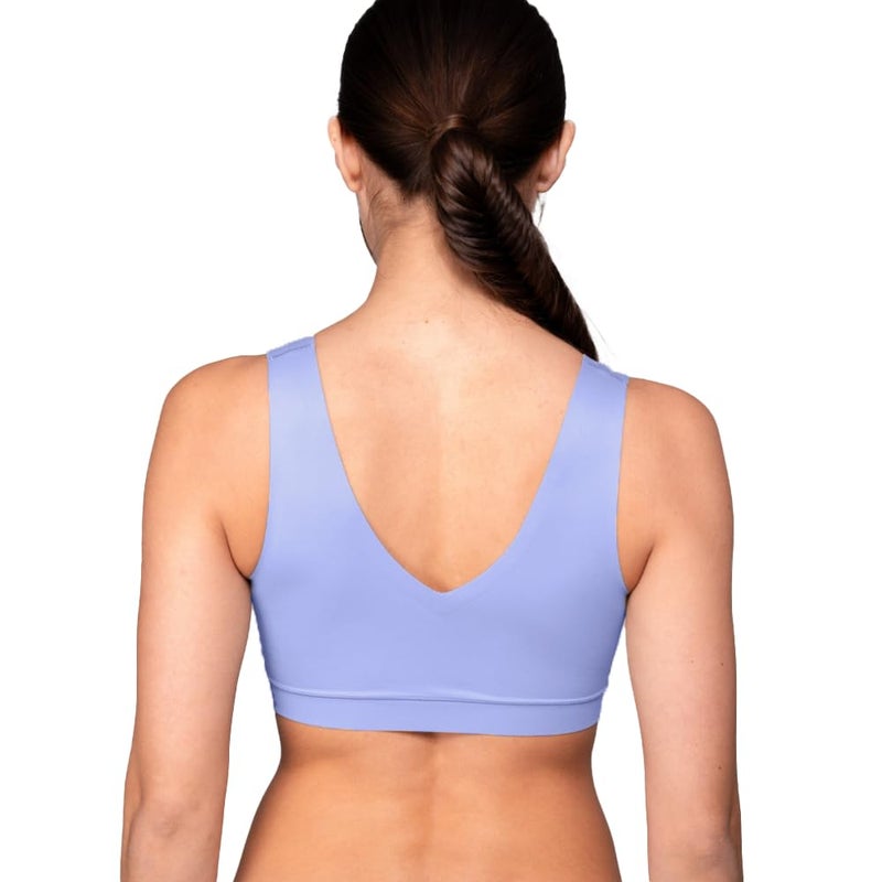 Floatley Cozy Bra Comfort Wirefree Full Coverage Seamless Bra with Embedded Pad for Women Size L - Image 3