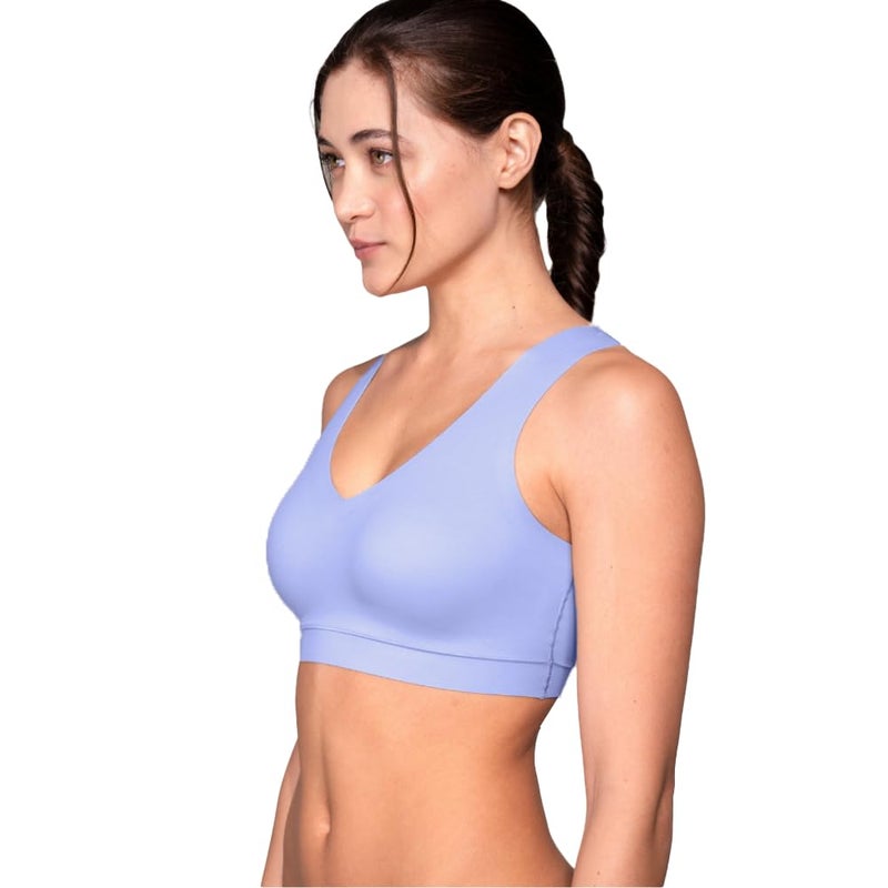 Floatley Cozy Bra Comfort Wirefree Full Coverage Seamless Bra with Embedded Pad for Women Size L - Image 2
