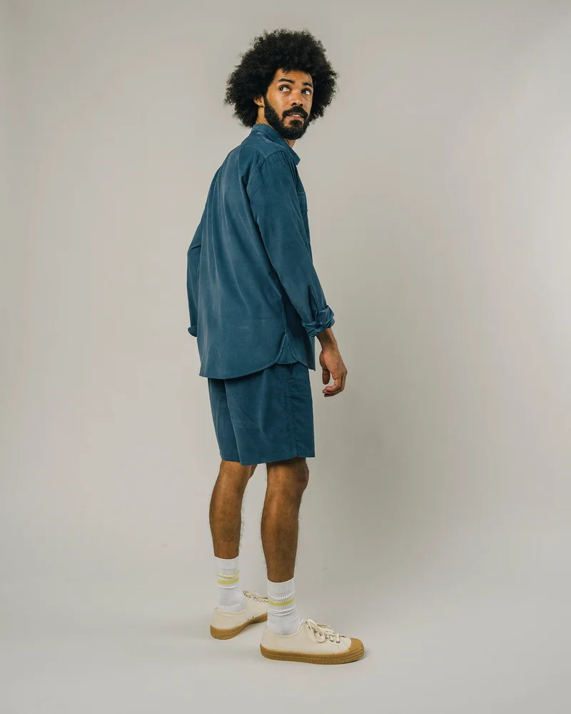 Brava Fabrics Corduroy Shorts Cloud 100% Organic Cotton