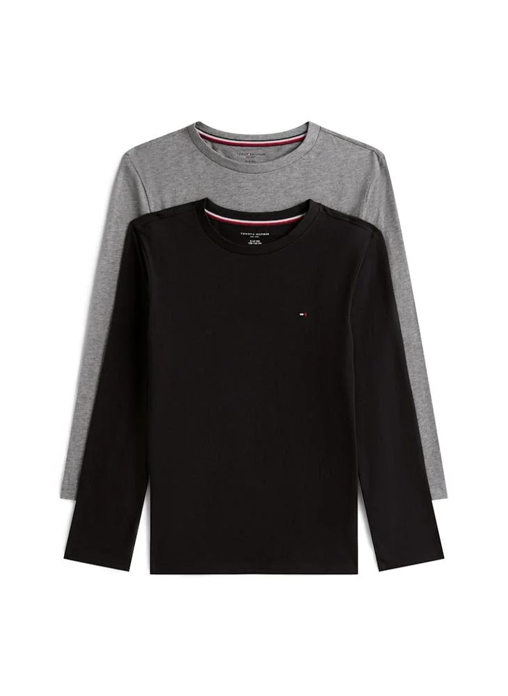 تومي هيلفيغر Kids Essential Crew Neck T-Shirt