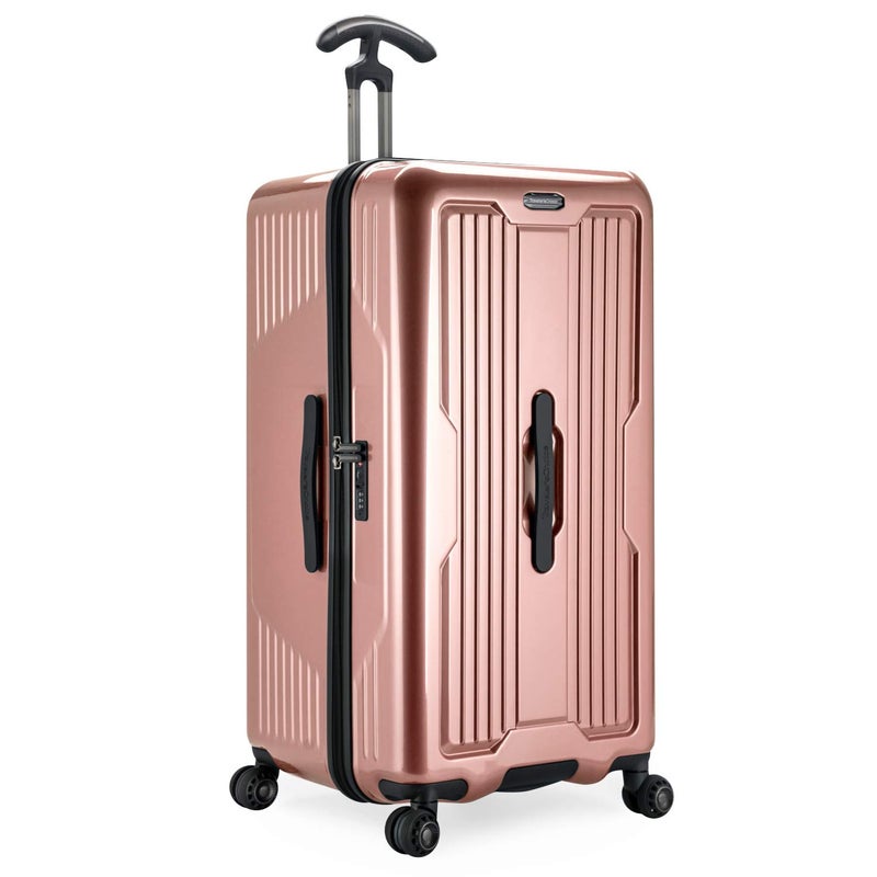 Traveler's Choice Traveler's Choice Ultimax 30" Hardside Spinner Trunk Luggage, Rose Pink  - Image 1