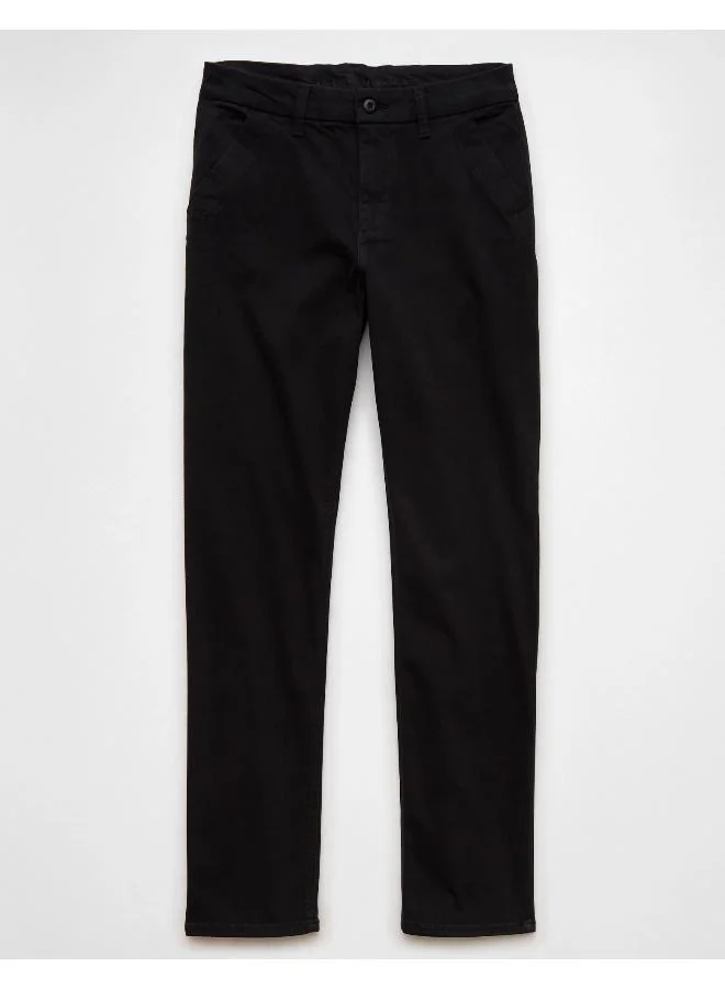 American Eagle AE Stretch Super High-Waisted Straight Trouser