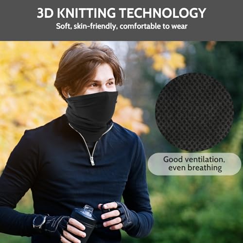 GXCROR Winter Neck Warmer Gaiter Windproof Face Mask Ski Mask Half Balaclava for Ski Snowboard for Men & Women for sports & outdoor - Image 2