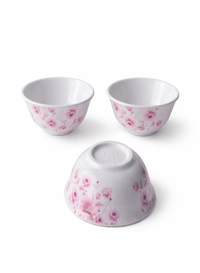 Bataniya Premium Melamine Serving Set – 9 Pcs | Triple Coated, Turmeric Stain Proof | Plate, Veg Bowls & Tea Spoons - Image 5