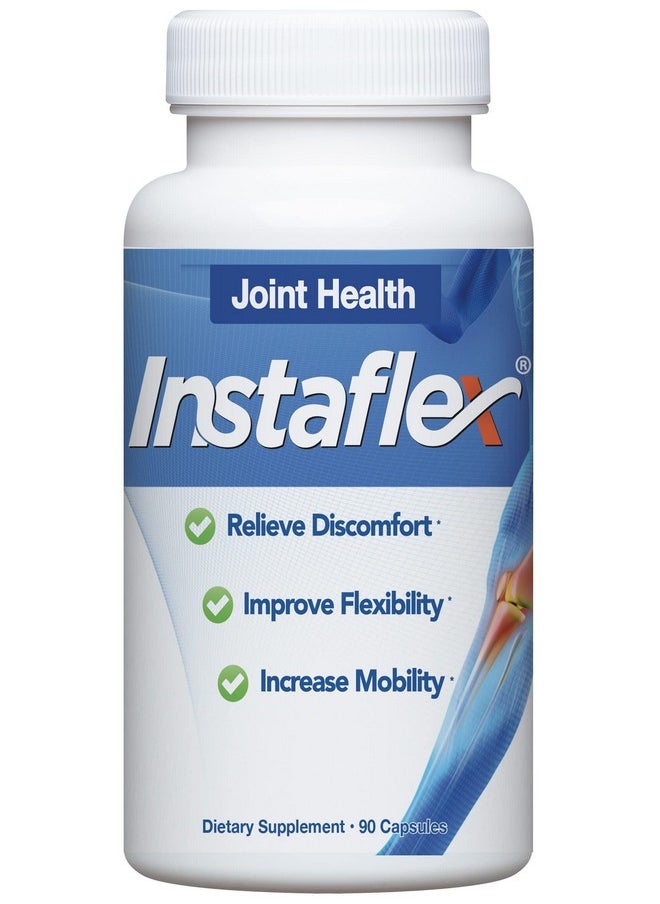 Instaflex - Joint Support Supplement - Clinically Studied Joint Relief Blend Of Glucosamine, Msm, White Willow, Turmeric, Ginger, Cayenne, Hyaluronic Acid - 90 Capsules - Image 1