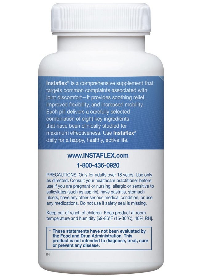 Instaflex - Joint Support Supplement - Clinically Studied Joint Relief Blend Of Glucosamine, Msm, White Willow, Turmeric, Ginger, Cayenne, Hyaluronic Acid - 90 Capsules - Image 1