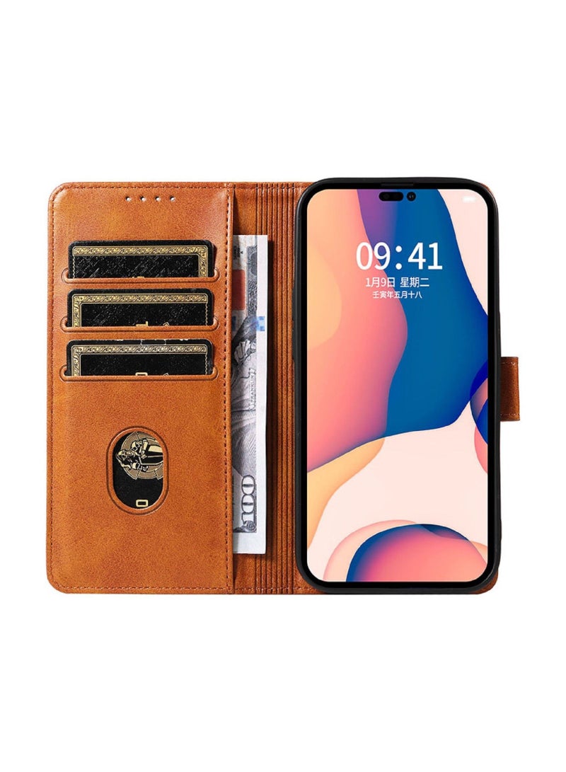 Loquat Suitable For iPhone Clamshell Type Solid Color Phone Case - Image 2