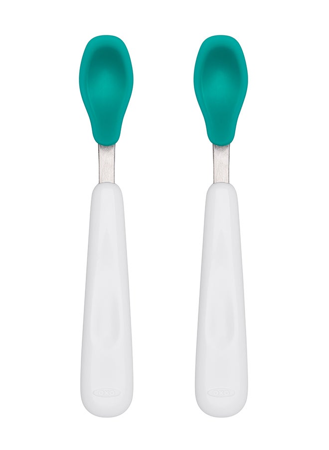 Soft Silicone Feeding Spoon Set - Teal - pzsku/Z56B5E5D9AA7F735F15A7Z/45/_/1710423065/438a35c0-1f37-4364-817a-50ca60e6a87b