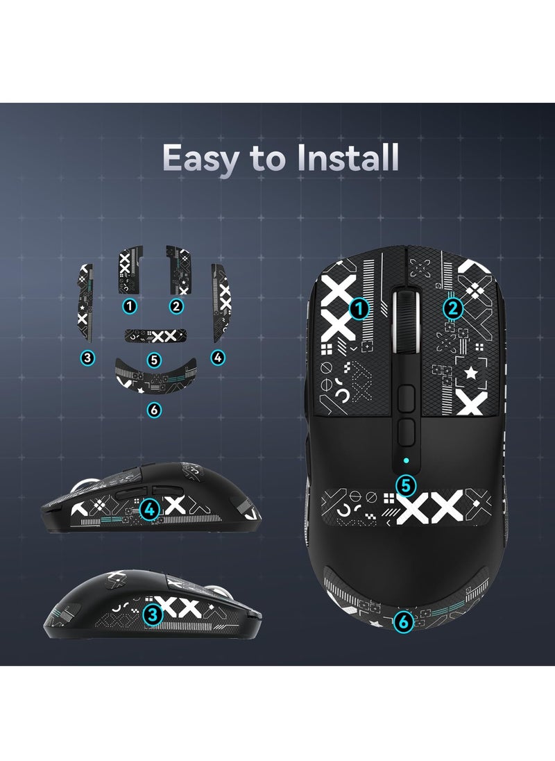 Attack Shark - X6 Lightweight Wireless Gaming Mouse with 3 Mode Wired 2.4G BT5.2 Up to 26K DPI RGB Touch Magnetic Charging Base - Image 1