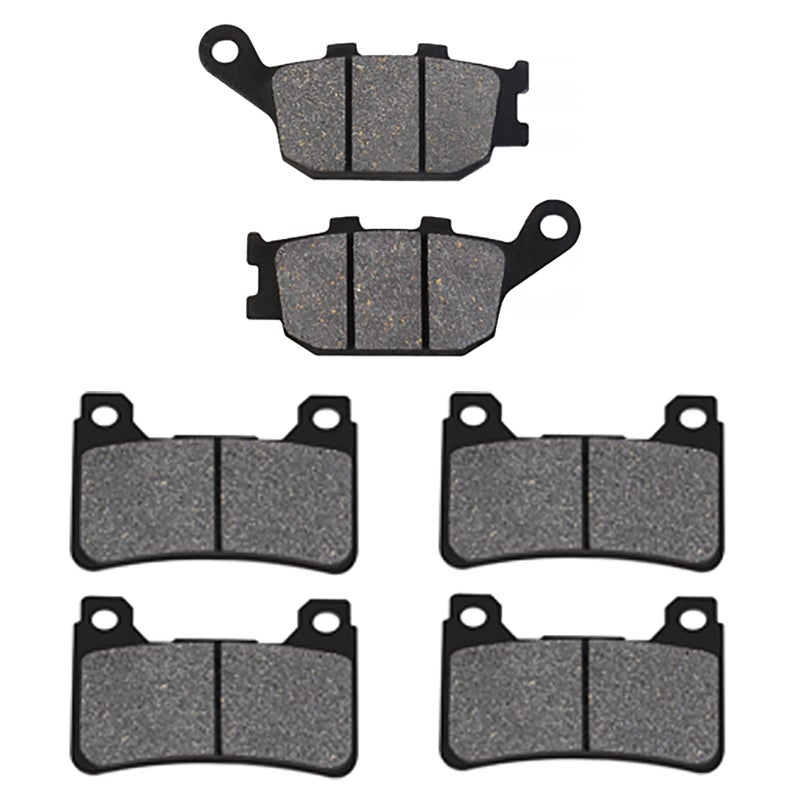 AHL Front and Rear Brake Pads for Honda CBR600RR CBR600 RR 2005 2006 CBR1000RR CBR 1000 RR 2004 2005 CBR1000RR CBR 1000 RR Fireblade 2004 2005 Semimetallic